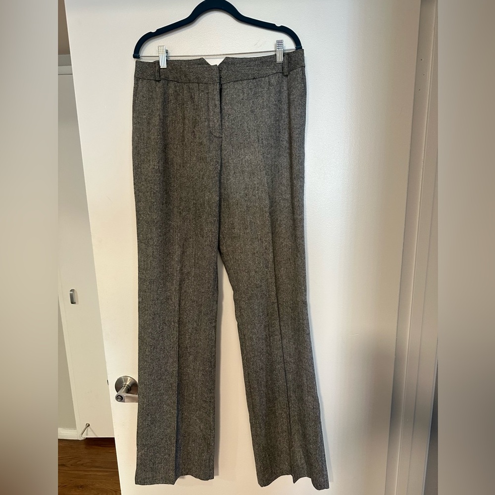Tall Girl Black Wool Blend Trousers